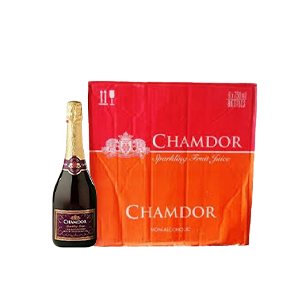 Chamdor Sparkling Red Grape | Non Alcoholic Wine | 0% I 75cl|
